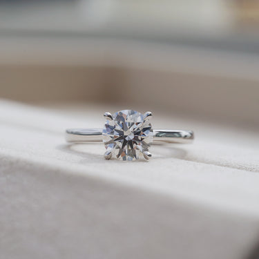 Ava, Round Brilliant Diamond Solitaire Ring