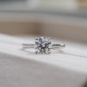 Ava, Round Brilliant Diamond Solitaire Ring