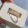 Evelisse, 1.42ct Baguette & Round Lab Diamond, 18K Yellow Gold Eternity Wedding Ring