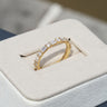Evelisse, 1.42ct Baguette & Round Lab Diamond, 18K Yellow Gold Eternity Wedding Ring