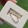 Evelisse, 1.42ct Baguette & Round Lab Diamond, 18K Yellow Gold Eternity Wedding Ring