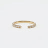 Aura, 0.23ct Lab Diamond, 18K Yellow Gold Open Diamond Wedding Ring