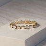 IGI 17.88ct Mixed Fancy Cuts Lab Diamond, 18K Yellow Gold Bezel Tennis Bracelet
