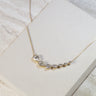 4.10ct Pear-Cut Lab Diamond, 18K Yellow Gold Keanis Signature Necklace