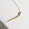 4.10ct Pear-Cut Lab Diamond, 18K Yellow Gold Keanis Signature Necklace