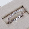 Heritage, 0.38ct Lab Diamond, PT950 Art Deco Milgrain Diamond Wedding Ring