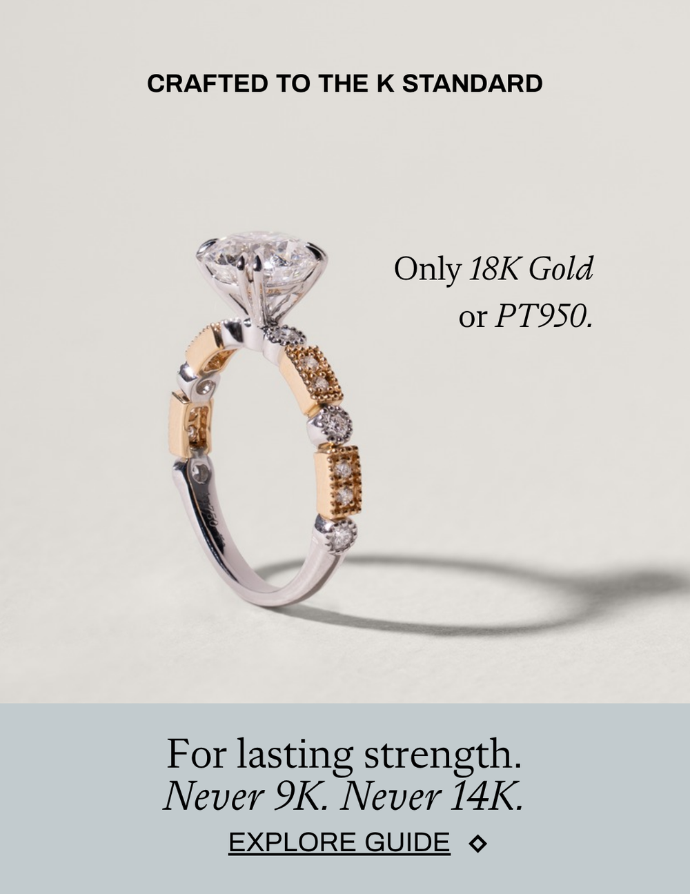 Lab Grown Diamond Engagement Ring