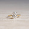 Lena, IGI 2.08ct D VVS2 Oval Cut Lab Diamond, 18K Yellow Gold Engagement Ring