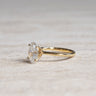 Lena, IGI 2.08ct D VVS2 Oval Cut Lab Diamond, 18K Yellow Gold Engagement Ring