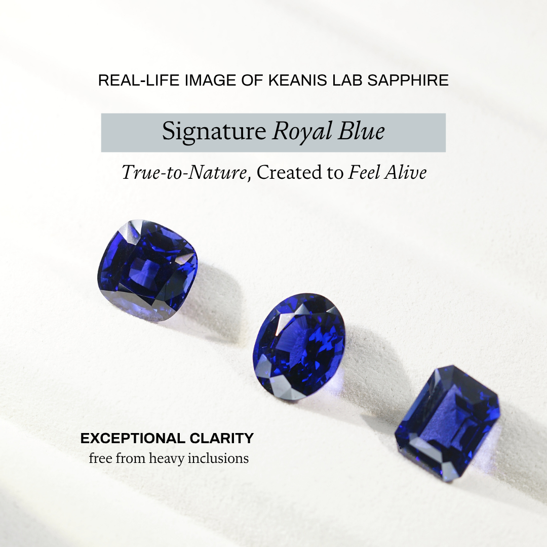 The One, IGI 1.97ct Pear Cut Lab Sapphire, PT950 V-shaped Twist Engagement Ring