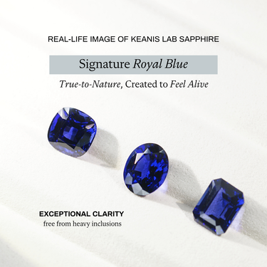 The One, IGI 1.97ct Pear Cut Lab Sapphire, PT950 V-shaped Twist Engagement Ring