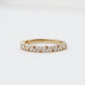 Rowena, 0.46ct Marquise Lab Diamond, 18K Yellow Gold Wedding Ring