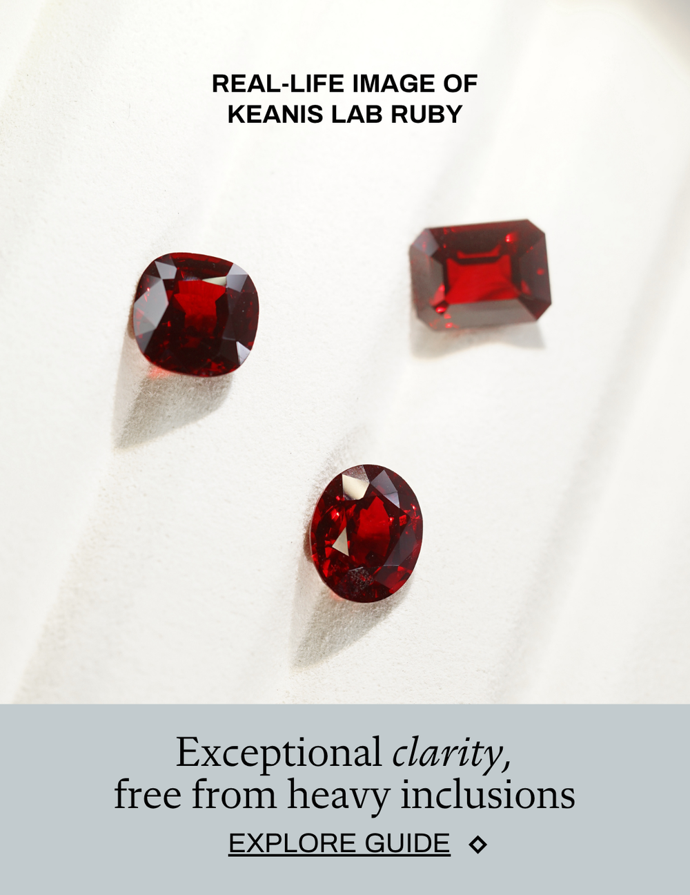 Lab Grown Ruby Engagement Ring