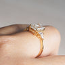 The Chapters, IGI 2.08ct Emerald Cut Lab Diamond, 18K Yellow Gold Engagement Ring