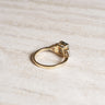 The Chapters Heirloom, IGI 1.56ct Fancy Vivid Green Radiant Lab Diamond, 18K Yellow Gold Vintage Engagement Ring