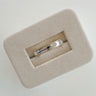 Unity, 18K Gold Two-Tone Milgrain Solid Wedding Ring
