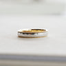 Unity, 18K Gold Two-Tone Milgrain Solid Wedding Ring