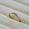 Unity, 18K Gold Two-Tone Milgrain Solid Wedding Ring