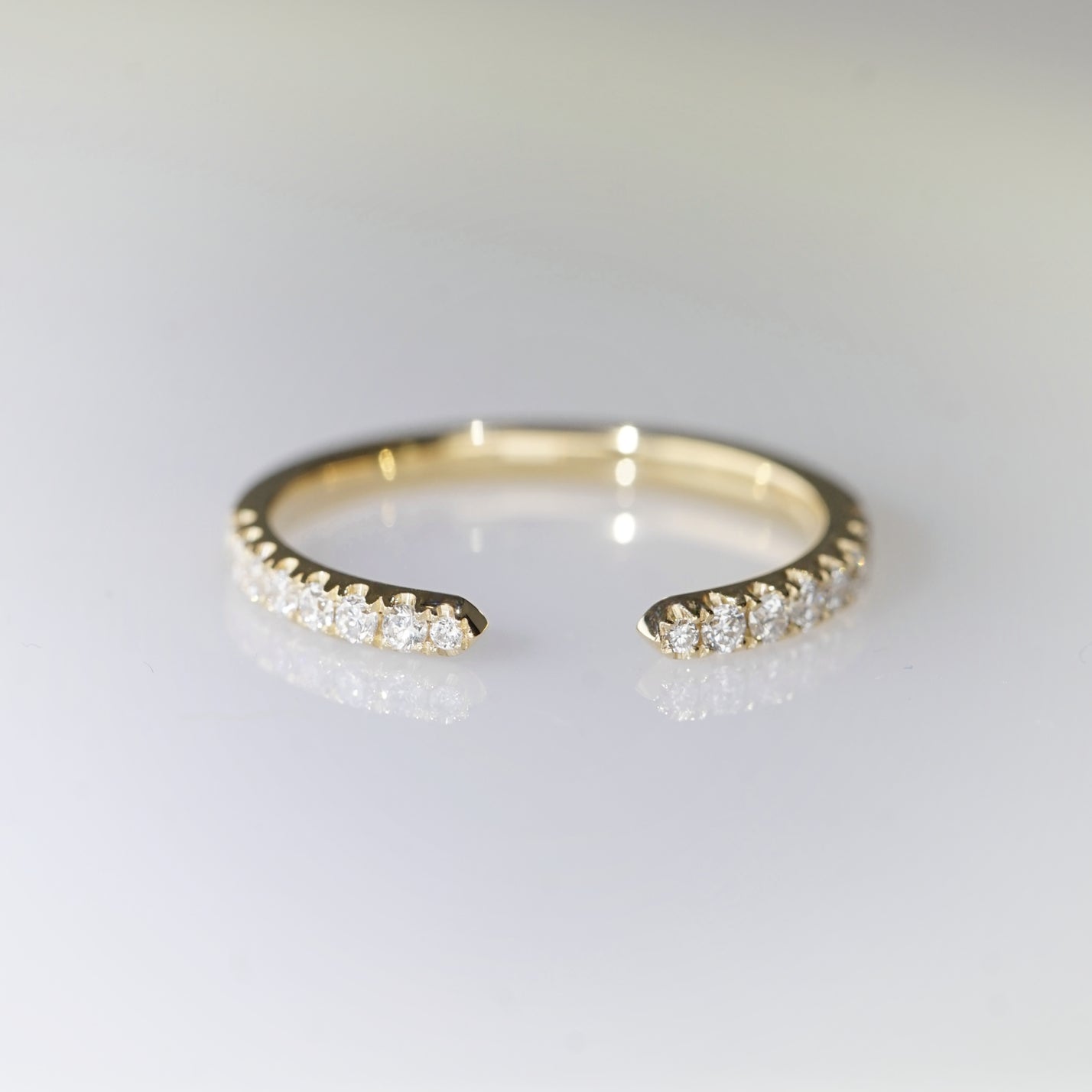 Aura, Open Diamond Wedding Ring