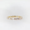 Evelisse, Baguette & Round Diamond Eternity Wedding Ring