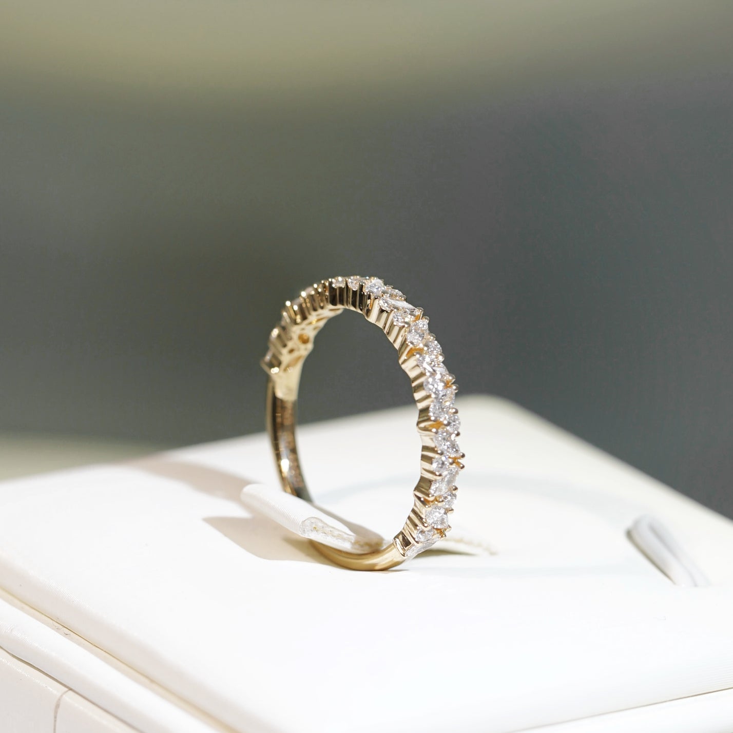 Rowena, Marquise Diamond Wedding Ring