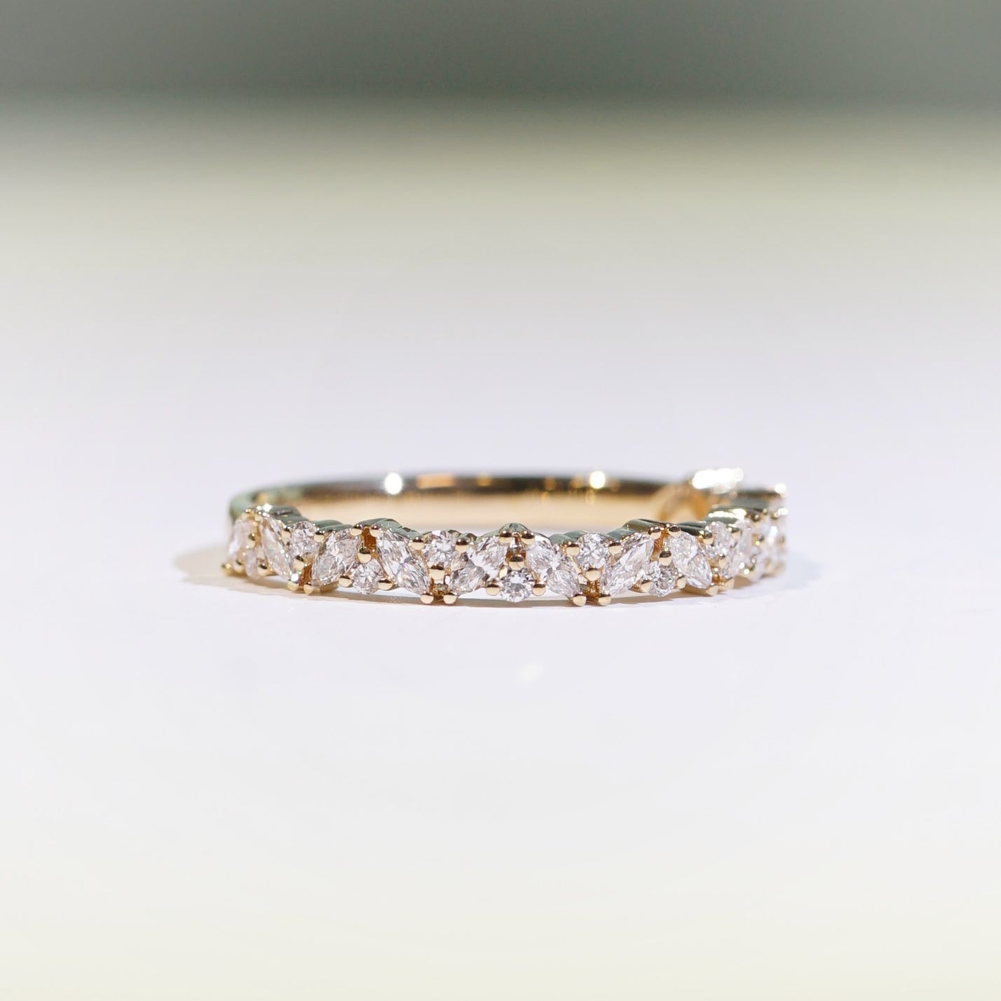 Rowena, Marquise Diamond Wedding Ring