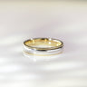 Unity, Two-Tone Milgrain Solid Wedding Ring