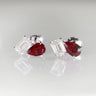 Toi Et Moi Diamond & Ruby Stud Earrings