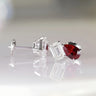 Toi Et Moi Diamond & Ruby Stud Earrings