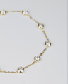 Round Brilliant Diamond Bubble Bracelet