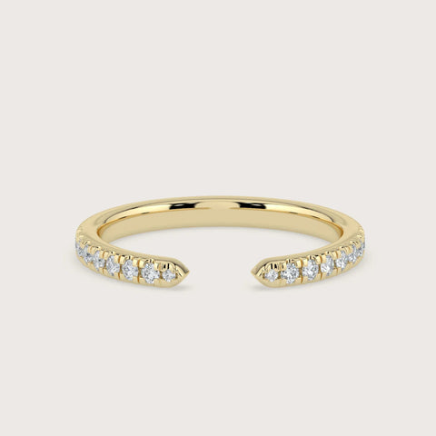 Aura, Open Diamond Wedding Ring